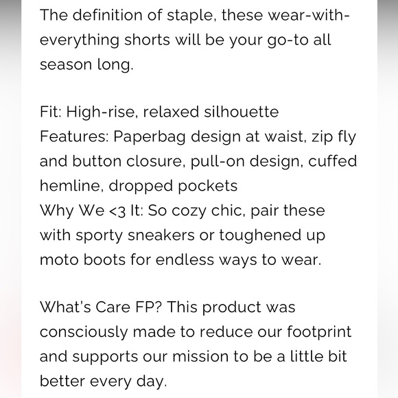 NEW Free People Topanga Cuff Short - Picture 7 of 11